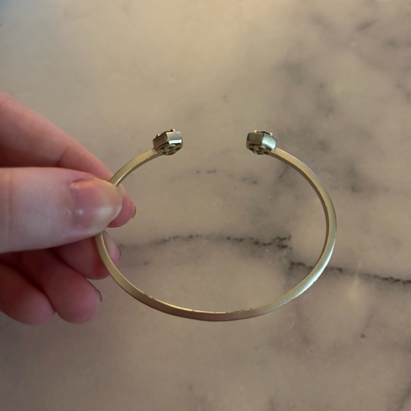 Kendra Scott Gold Bracelet with Blue Drusy Stones - Picture 3 of 5